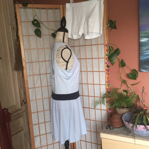 NWT ASICS Tennis Dress Soft Sky Blue W Shorts Athleticwear Large - Picture 5 of 13